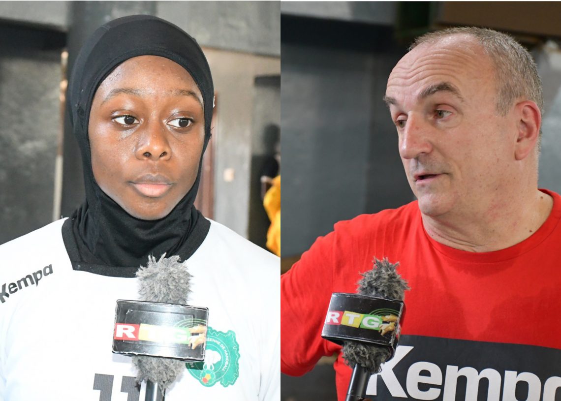 CAN Dames 2022 : L’objectif du Syli Handball dévoilé par la capitaine Djeneba et le coach Thierry Vincent