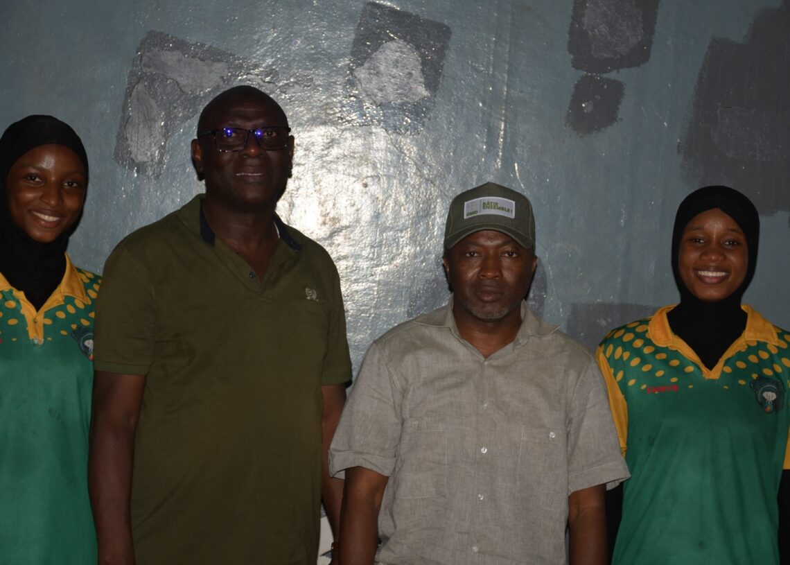 Le Président Paye Camara rend visite aux sélections cadette et junior